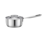 Fiskars Cacerola, 1,5 L, Olla sin revestimiento, Apto para todas las placas de cocción, Acero inoxidable reciclado, All Steel, Plateado, 1064750