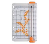 Fiskars Cizalla para papel portátil, A5, Con guía de la línea de corte