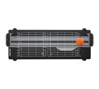 Fiskars Cizalla para papel reciclada, A5, Cuchilla de Acero Inoxidable, Ecológica, 1004723