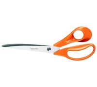 Fiskars Classic Tijeras de sastre, Longitud: 25 cm, Para uso con mano derecha, Hojas de acero inoxidable / Mango de Plástico, Naranja, 1005151