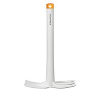 Fiskars Combinación de Azada y Horca, Blanco/Naranja, Plástico reforzado con Fibra de Vidrio, 1027035