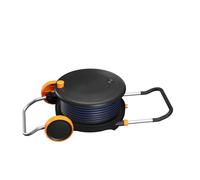 Fiskars Comfort Carro portamanguera Waterwheel L | 31,5 m de alcance total, enrollado automático, conector universal para grifo, 1071670