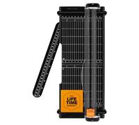 Fiskars Cortador de Papel portátil SureCut Reciclado, Longitud de Corte de | El sistema TripleTrack corta alambre recto SureCut para cortes precisos en manualidades y tarjetas, hecho de materiales 100%
