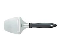 FISKARS Cortador de queso con cuchilla de acero inoxidable, Plástico/Acero inox, Longitud: 21,5 cm, Essential, Negro/Platedo, 1065587