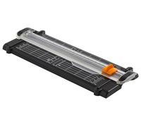 Fiskars Cortadora de Papel, SureCut, Formato Vertical A5 | Formato Horizontal A4, Con Guía de Corte, 1077984