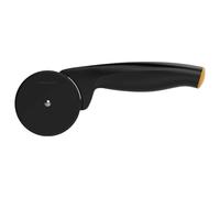Fiskars Cortapizzas Functional Form – Disco de plástico de calidad, 19 cm, negro/naranja, 1019533