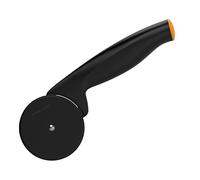Fiskars Cortapizzas con disco de corte de plástico de calidad, Longitud: 19 cm, Functional Form, Negro/Naranja, 1019533