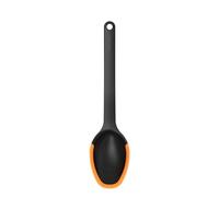 Fiskars Cuchara de cocina, Longitud: 29 cm, Plástico/Silicona, Functional Form, Negro/Naranja, 1027299