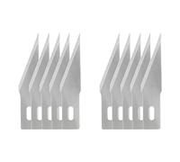 Fiskars Cuchilla N°2 de Precisión (x5), Cuchillas de repuesto para Fiskars Mini Cúter de precisión, Acero de calidad, Plata, 1024401 (Paquete de 2)