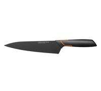 Fiskars Cuchillo de cocinero, Diseño moderno, Longitud total: 31 cm, Acero de calidad/Plástico, Edge, 1003094