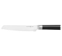 Fiskars Cuchillo de pan con filo de sierra, Sensei, Longitud total: 33 cm
