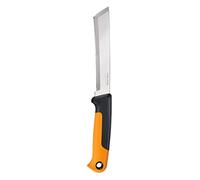 Fiskars Cuchillo para cosechar, Para tallos gruesos y troncos, Longitud de la hoja: 15 cm, Acero inoxidable/plástico, Negro/naranja, X-series, K82, 1062830
