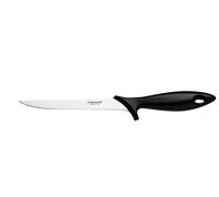 Fiskars Cuchillo para filetear Essential, hoja flexible 30 cm, acero inoxidable/PP, negro