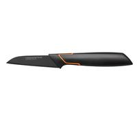 Fiskars Cuchillo para pelar, Diseño moderno, Hoja recta, Longitud total: 20 cm, Acero de calidad/Plástico, Edge, 1003091