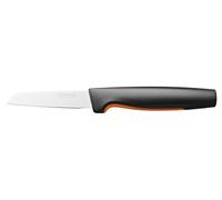 Fiskars Cuchillo para pelar, Functional Form, Hoja recta, Longitud total: 20 cm, Acero inoxidable japonés/plástico, 1057544