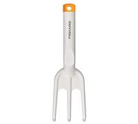 Fiskars Cultivador con 3 púas, Blanco/Naranja, Plástico reforzado con Fibra de Vidrio, 1027034