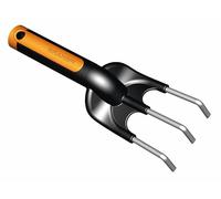 Fiskars Cultivador Premium para Jardinería con Púas Encorvadas