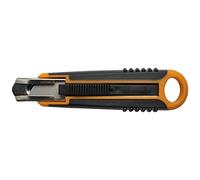 Fiskars Cúter de seguridad 1004683 – 18 mm, negro/naranja
