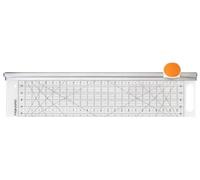 Fiskars Cúter rotatorio Ø 45 mm con Regla, 6" x 24", Naranja/Blanco, 1014651