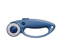 Fiskars Cúter rotatorio, Cuchilla giratoria con mango de bucle, Para diestros y zurdos, 45 mm, Mountain Haze (Azul), 1066465