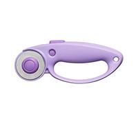 Fiskars Cúter rotatorio, Cuchilla giratoria con mango de bucle, Para diestros y zurdos, 45 mm, Ultra Lilac (Violeta), 1066464