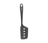 Fiskars Espátula con Bordes Afilados y Cabeza asimétrica, Essential, Plástico, Longitud: 29 cm, Negro, 1079060