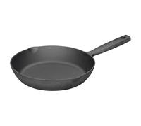 Fiskars Folken Sartén de hierro fundido, 22 cm, Sin revestimiento, Para todo tipo de placas, grill y fuego, 1075701