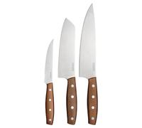 FISKARS Folken Set de cuchillos, 3 Piezas, Cuchillo de cocinero