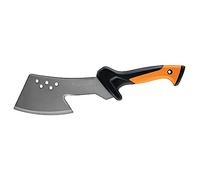 Fiskars Hacha de mano, Incluye funda de nylon, Longitud de la hoja: 23 cm, Acero templado/plástico, Negro/naranja, 1051234