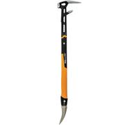 Fiskars Herramienta de demolición IsoCore L, Para una variedad de trabajos de demolición, Longitud: 75,3cm, Peso: 2,6 kg, Negro/Naranja, 1027221