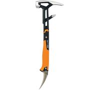 Fiskars Herramienta de demolición IsoCore M, Para una variedad de trabajos de demolición, Longitud: 46,2 cm, Peso: 1,38 kg, Negro/Naranja, 1027220