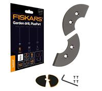 Fiskars Hojas de recambio QuikDrill S, Para perforaciones en el terreno de hasta 10cm de diámetro, Plata, 1000637