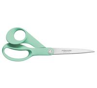 Fiskars Inspiration Tijeras Multiusos de 21 cm, Hechas en Finlandia, Hoja de Acero Inoxidable Afilada Con Precisión, Mango Ergonómico, Aptas Para Lavavajillas, Verde Menta, 1084003
