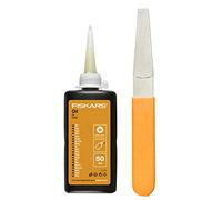 Fiskars Kit de mantenimiento, Para herramientas de corte de jardín, Con lima de diamante, Aceite e instrucciones de uso, 1001640