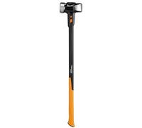 Fiskars Maza Rompedora IsoCore L, Para trabajos de demolición y clavado de pilotes, 92 cm, 4,76 kg, Negro/Naranja, 1020219