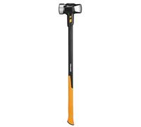 Fiskars Maza Rompedora IsoCore XL, Para trabajos de demolición y clavado de pilotes, 92 cm, 5,67 kg, Negro/Naranja, 1020164