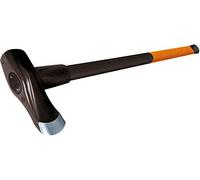 Fiskars Maza y Hacha 2 en 1 | Peso: 3,68 kg, hoja de acero endurecido, mango de plástico reforzado con fibra de vidrio, negro/naranja, X37, 1001705