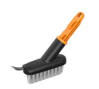 Fiskars OneClick Cepillo para Juntas, Accesorio 2 en 1 con Cuchilla de Acero y Cepillo, Cambio en 1 Clic, para Adoquines y Juntas, Negro y Naranja, 1080697