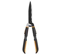 Fiskars OneClick Cortasetos, Accesorio para Dar Forma y Recortar Setos, Requiere Mango S o de Madera FSC (Disponibles por separado), Cuchillas de Acero Onduladas, Negro y Naranja, 1082706