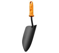 Fiskars OneClick Pala Plantadora, Accesorio para Plantar y Trasplantar | Cambio sin esfuerzo con un solo clic, robusto cabezal de acero de boro, negro/naranja, 1080693