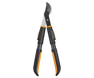 Fiskars OneClick Tijeras Bypass, Accesorio para Cortes Limpios, Requiere Mango S o de Madera FSC (Disponibles por separado), Cuchillas de Acero Endurecido, Negro y Naranja, 1082707