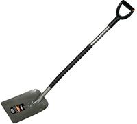 FISKARS Pala de jardín de Acero con Mango ergonómico en Forma de D, 1320 mm de Longitud