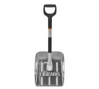 Fiskars Pala ligera para nieve para el coche, Longitud: 71 cm, Aluminio, Negro/Plata, 1000740