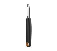 Fiskars Pelador de cuchilla fija, Longitud: 18 cm, Acero/Plástico, Functional Form, Negro/Naranja, 1014418