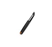 Fiskars Pelador de cuchilla móvil, Longitud: 18 cm, Acero/Plástico, Functional Form, Negro/Naranja, 1014419