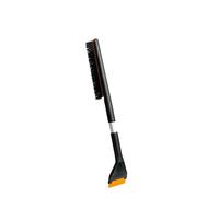Fiskars Plus Cepillo para Nieve y Rascador de Hielo, Corto, 63 cm, con Piezas Intercambiables, 1078495