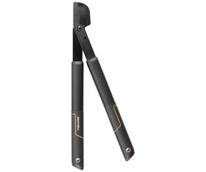 Fiskars Podadera de dos manos SingleStep (S) L28 | Verde, revestimiento antiadherente, acero de precisión endurecido, longitud: 50 cm, negro, L28, 1001432