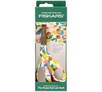 Fiskars Premier Designer Tijeras de 20 cm, para adultos, multiusos, con cuchillas de acero inoxidable para oficina, escuela, hogar, artes y manualidades, regalos para mujeres, Playful Posies