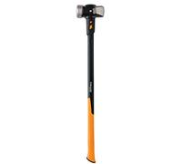 Fiskars Pro IsoCore - Mazo de demolición, cara de demolición con cuña extragrande, sistema de control de golpes, 3,6 kg, 91,4 cm
