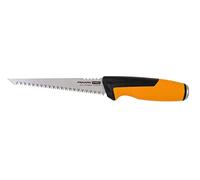 Fiskars Pro Serrucho, Incluye funda, Longitud de la hoja de sierra: 15 cm, 7 TPI, Negro/Naranja, PowerTooth, 1062935